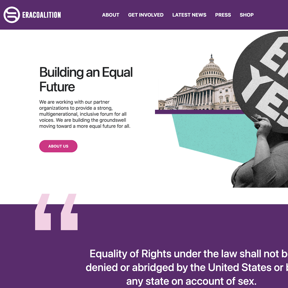 ERA Coalition website screenshot